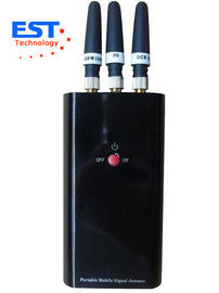 Handheld 3G Portable Cell Phone Jammer / Blocker EST-808HA , 2100 - 2200MHZ