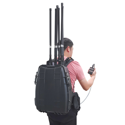 2000M المدى الطويل غلوناس غاليليو GPS 2.4G 5.2G 5.8G FPV الطائرات بدون طيار UAV إشارات حقيبة ظهر جامر