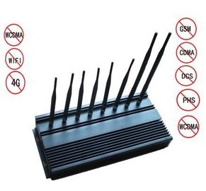 8 هوائيات جهاز تشويش عالي الطاقة ، جهاز تشويش للهاتف الخلوي عالي الطاقة WIFI Blocker